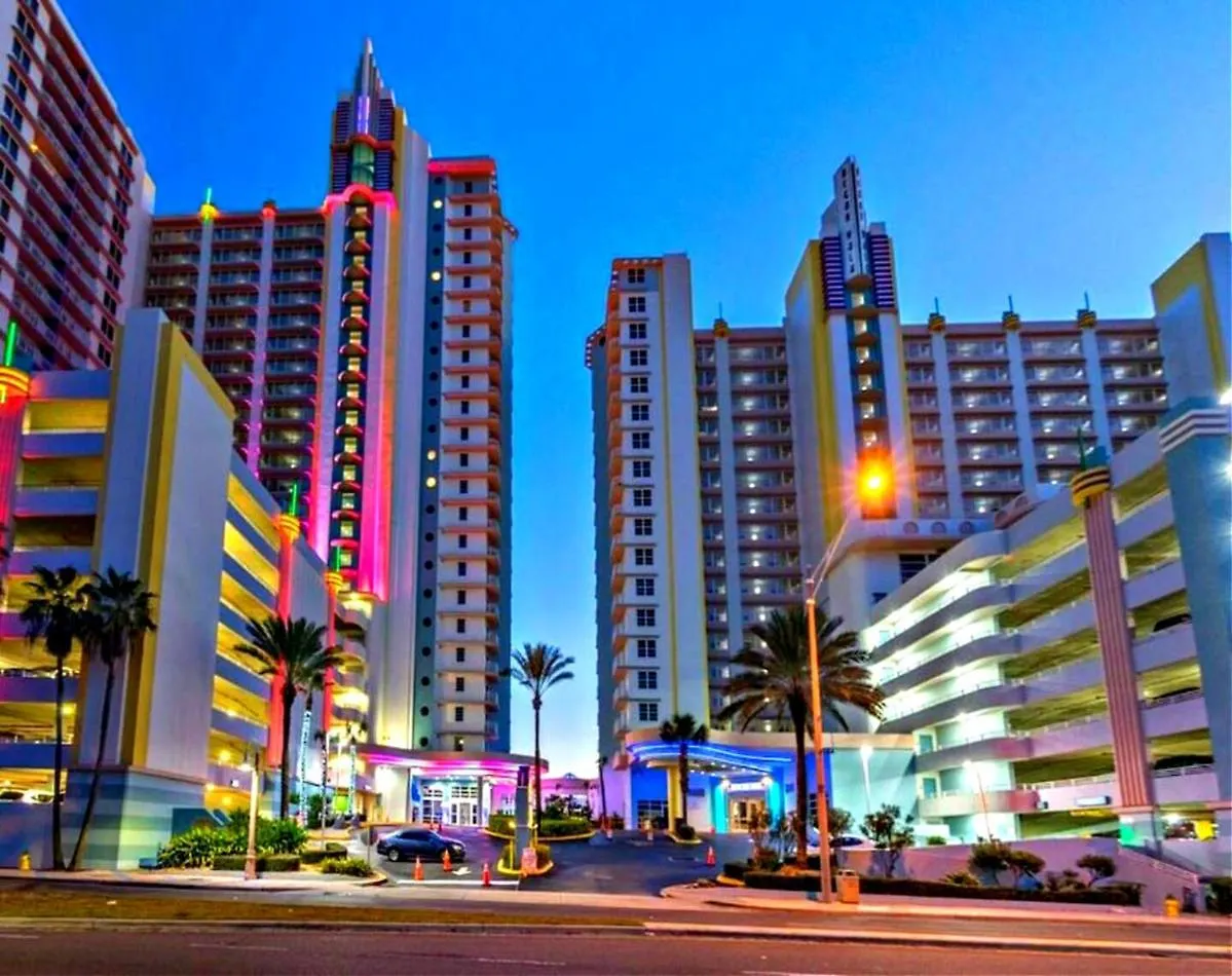 Apartment Vacation In Comfort And Luxury - 1 Bedroom Direct Oceanfront - Wyndham Ocean Walk Resort 1706 Daytona Beach